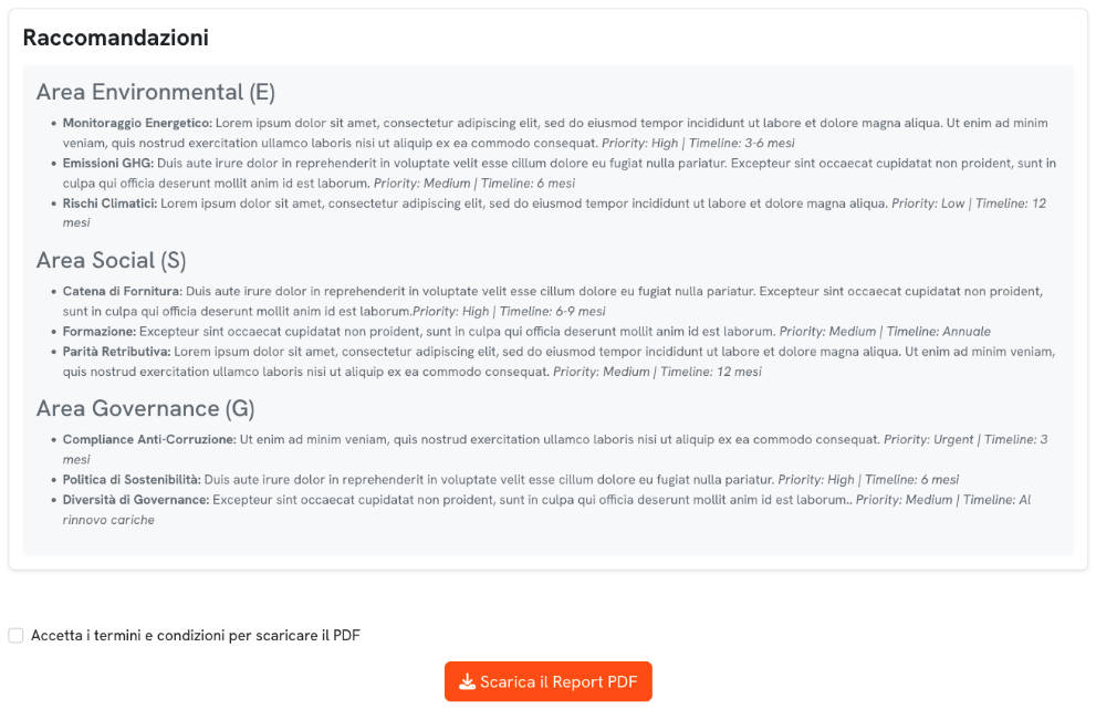 Dall’assessment al percorso ESG